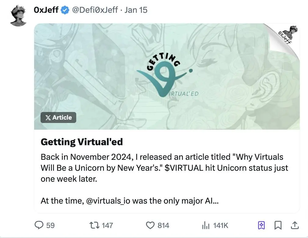 AI 代理 Launchpad 之争:从 Virtuals 到 Solana 生态,一览你不容错过的项目机会